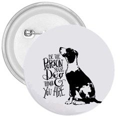 Dog Person 3  Buttons by Valentinaart