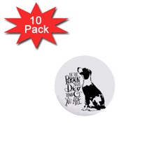 Dog Person 1  Mini Buttons (10 Pack)  by Valentinaart