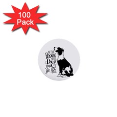 Dog Person 1  Mini Buttons (100 Pack)  by Valentinaart