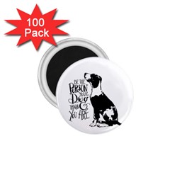 Dog Person 1 75  Magnets (100 Pack) 