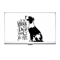 Dog Person Business Card Holders by Valentinaart