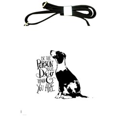 Dog Person Shoulder Sling Bags by Valentinaart