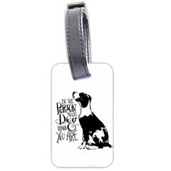 Dog Person Luggage Tags (two Sides) by Valentinaart