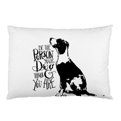 Dog Person Pillow Case (two Sides)