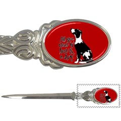 Dog Person Letter Openers by Valentinaart