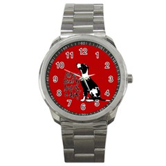 Dog Person Sport Metal Watch