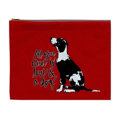 Dog Person Cosmetic Bag (xl) by Valentinaart