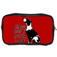 Dog Person Toiletries Bags 2-side