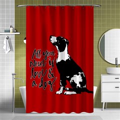 Dog Person Shower Curtain 48  X 72  (small)  by Valentinaart