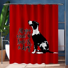 Dog Person Shower Curtain 60  X 72  (medium)  by Valentinaart