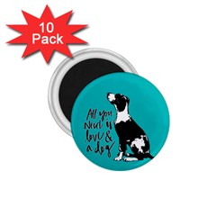 Dog Person 1 75  Magnets (10 Pack)  by Valentinaart