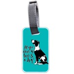 Dog person Luggage Tags (Two Sides) Front