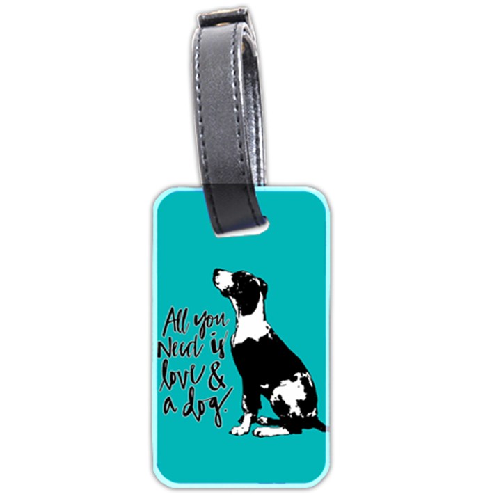 Dog person Luggage Tags (Two Sides)