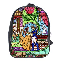 Happily Ever After 1 - Beauty And The Beast  School Bag (xl) by storybeth