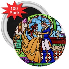 Happily Ever After 1   Beauty And The Beast 3  Magnets (100 Pack) by storybeth