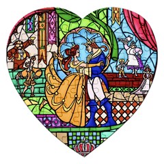 Happily Ever After 1 - Beauty And The Beast  Jigsaw Puzzle (heart) by storybeth