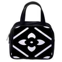 Black And White Pattern Background Classic Handbags (one Side) by Nexatart