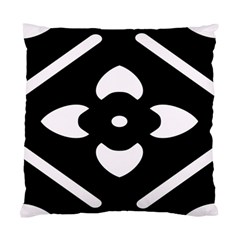 Black And White Pattern Background Standard Cushion Case (one Side) by Nexatart