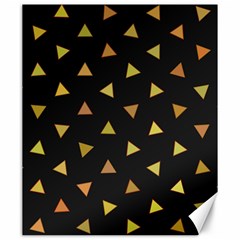 Shapes Abstract Triangles Pattern Canvas 20  X 24   by Nexatart