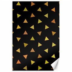 Shapes Abstract Triangles Pattern Canvas 20  X 30   by Nexatart