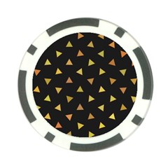 Shapes Abstract Triangles Pattern Poker Chip Card Guard by Nexatart