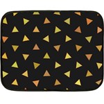 Shapes Abstract Triangles Pattern Fleece Blanket (Mini) 35 x27  Blanket