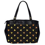 Shapes Abstract Triangles Pattern Office Handbags (2 Sides)  Back