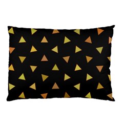 Shapes Abstract Triangles Pattern Pillow Case (two Sides) by Nexatart