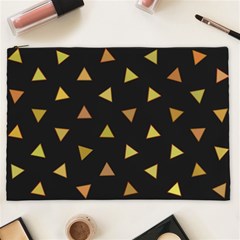 Shapes Abstract Triangles Pattern Cosmetic Bag (xxl)  by Nexatart