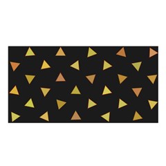 Shapes Abstract Triangles Pattern Satin Shawl by Nexatart