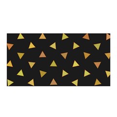 Shapes Abstract Triangles Pattern Satin Wrap by Nexatart