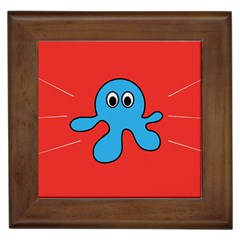 Creature Forms Funny Monster Comic Framed Tiles by Nexatart