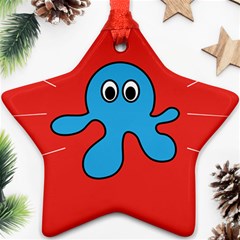 Creature Forms Funny Monster Comic Ornament (star) by Nexatart