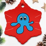 Creature Forms Funny Monster Comic Snowflake Ornament (Two Sides) Front