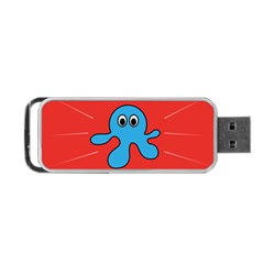 Creature Forms Funny Monster Comic Portable Usb Flash (two Sides) by Nexatart