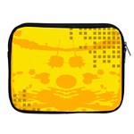 Texture Yellow Abstract Background Apple iPad 2/3/4 Zipper Cases Front