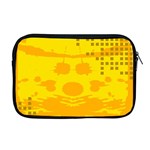 Texture Yellow Abstract Background Apple MacBook Pro 17  Zipper Case Front