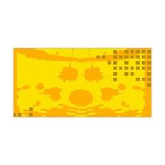 Texture Yellow Abstract Background Yoga Headband by Nexatart