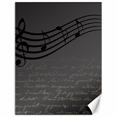 Music Clef Background Texture Canvas 18  X 24   by Nexatart