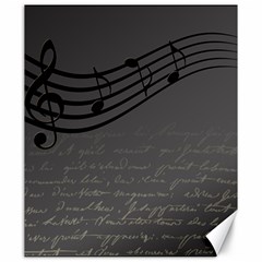 Music Clef Background Texture Canvas 20  X 24   by Nexatart