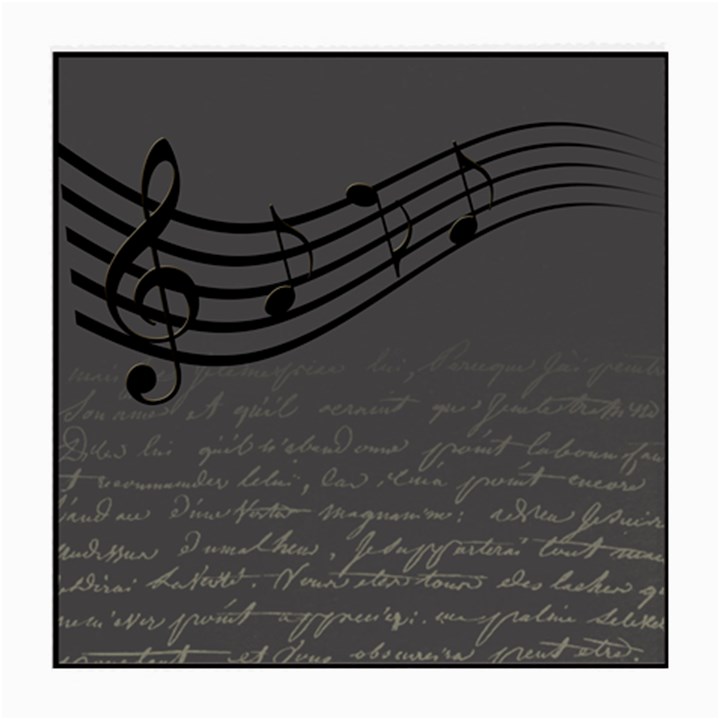 Music Clef Background Texture Medium Glasses Cloth (2-Side)