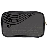 Music Clef Background Texture Toiletries Bags 2-Side Front