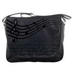 Music Clef Background Texture Messenger Bags Front