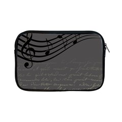 Music Clef Background Texture Apple Ipad Mini Zipper Cases by Nexatart