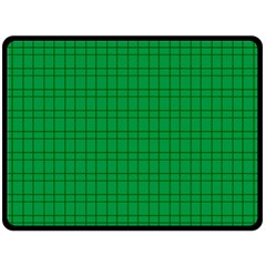 Pattern Green Background Lines Fleece Blanket (large)  by Nexatart