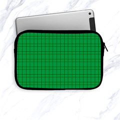 Pattern Green Background Lines Apple Ipad Mini Zipper Cases by Nexatart