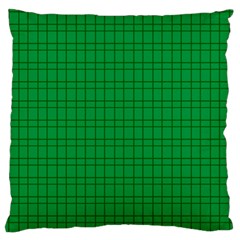 Pattern Green Background Lines Standard Flano Cushion Case (one Side) by Nexatart