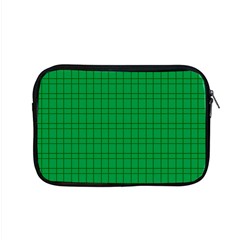 Pattern Green Background Lines Apple Macbook Pro 15  Zipper Case