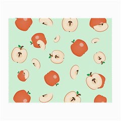 Apple Fruit Background Food Small Glasses Cloth (2-side) by Nexatart