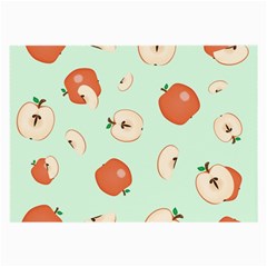 Apple Fruit Background Food Large Glasses Cloth (2-side) by Nexatart